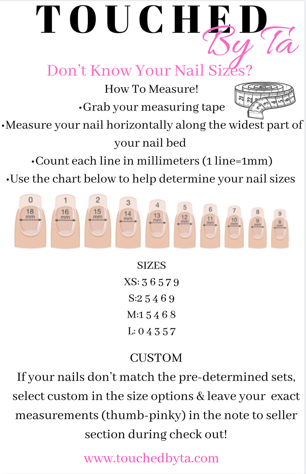 Custom Press On Order